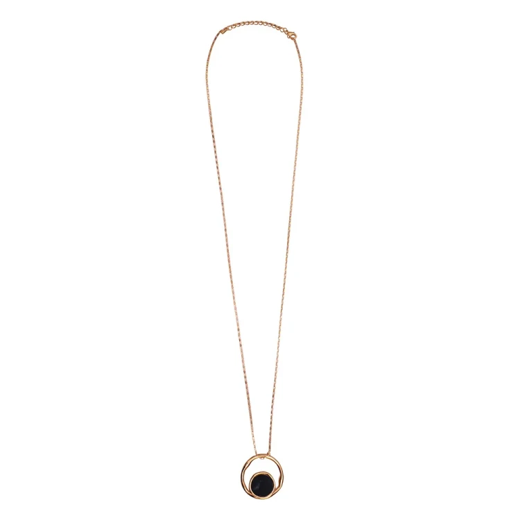Колье Fiore Luna Onyx B2003NM-N01.2 BW/RG