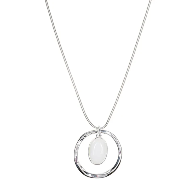 Колье Fiore Luna WHITE OPAL LN5138 BW/S