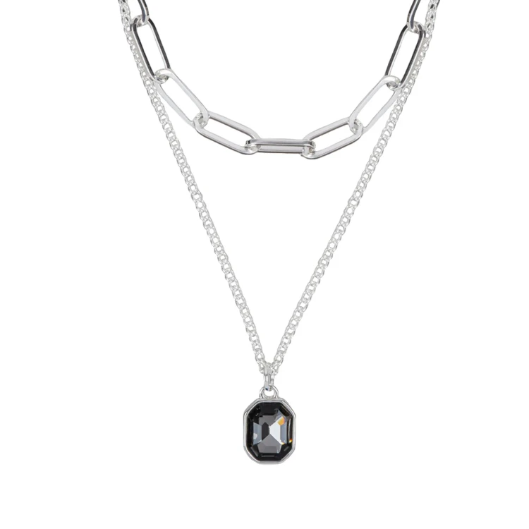 Колье Fiore Luna Silver Night LN6100 S