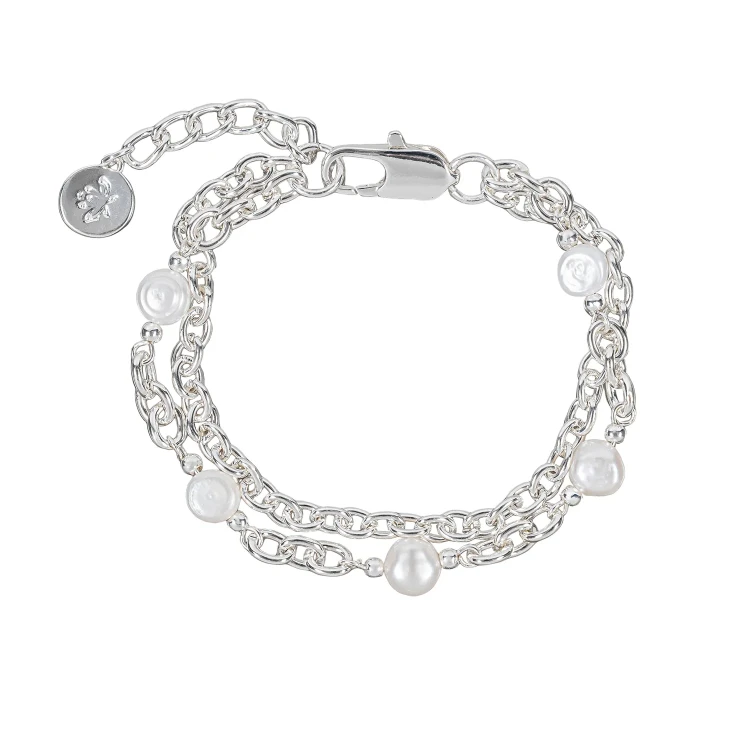 Браслет Fiore Luna Pearle Double Сarabiner CL4511 S