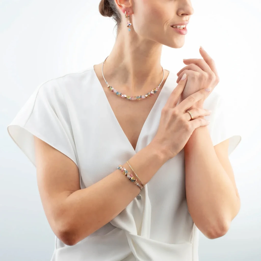 Серьги Coeur de Lion Multicolour Pastel 1 2038/20-1522