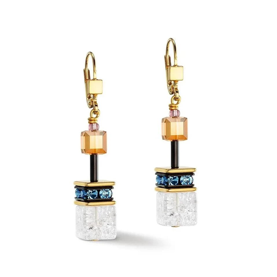 Серьги Coeur de Lion Multicolour Gold 4505/20-1516