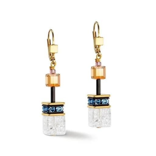 Серьги Coeur de Lion Multicolour Gold 4505/20-1516