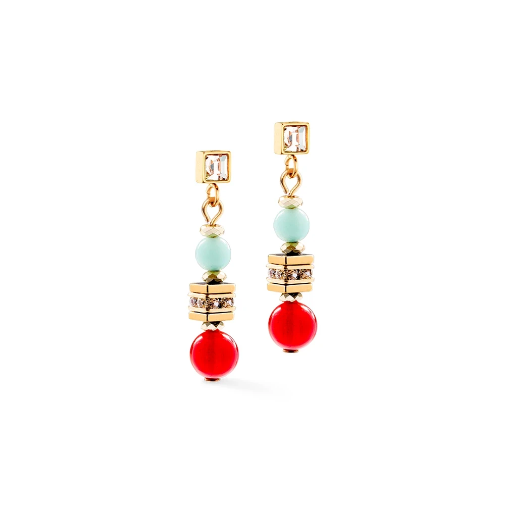 Серьги Coeur de Lion Multicolour Gold 3023/21-1516
