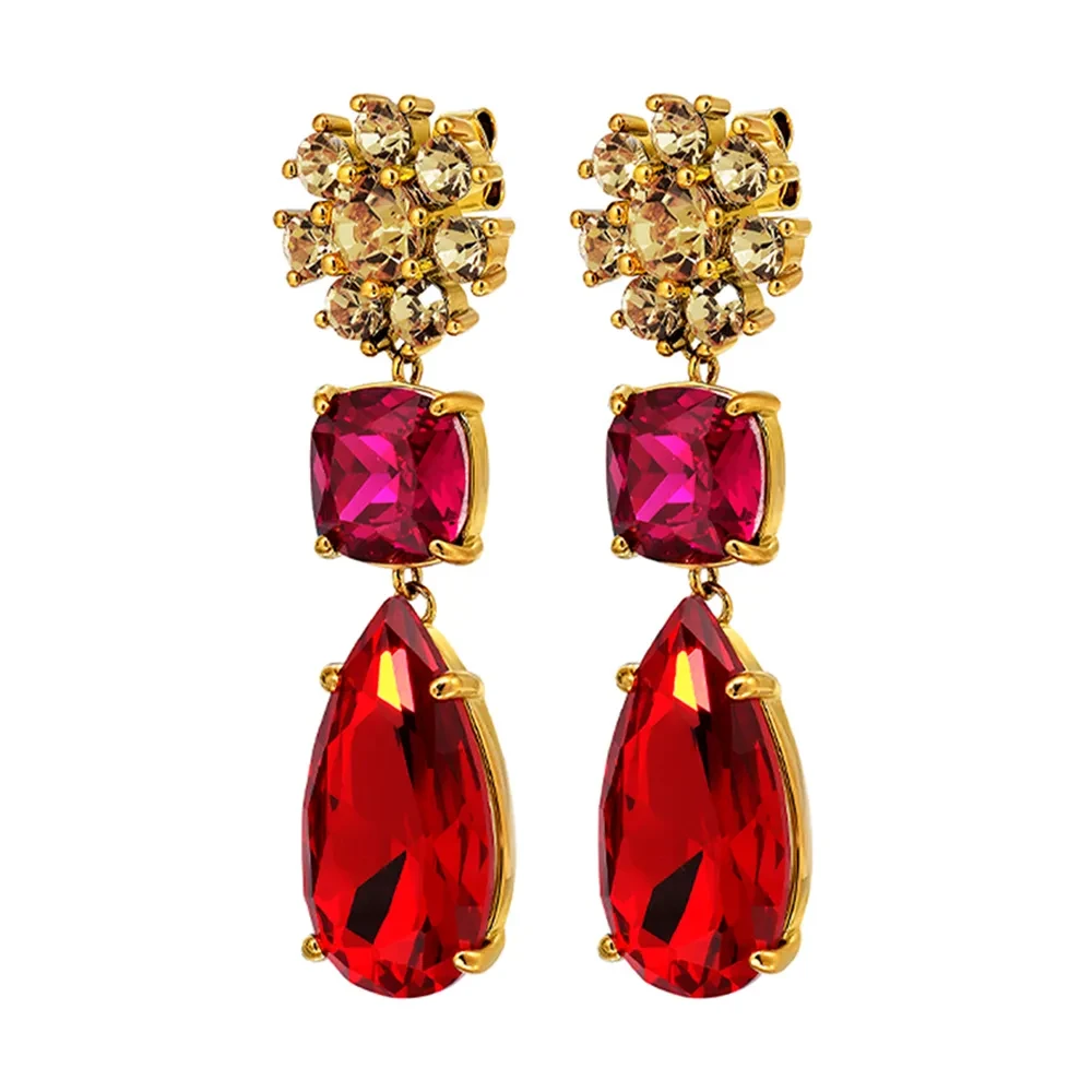 Серьги Dyrberg Kern MISIA SG RED / PINK 470093