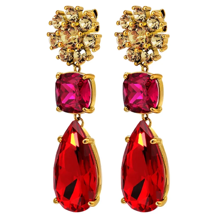 Серьги Dyrberg Kern MISIA SG RED / PINK 470093