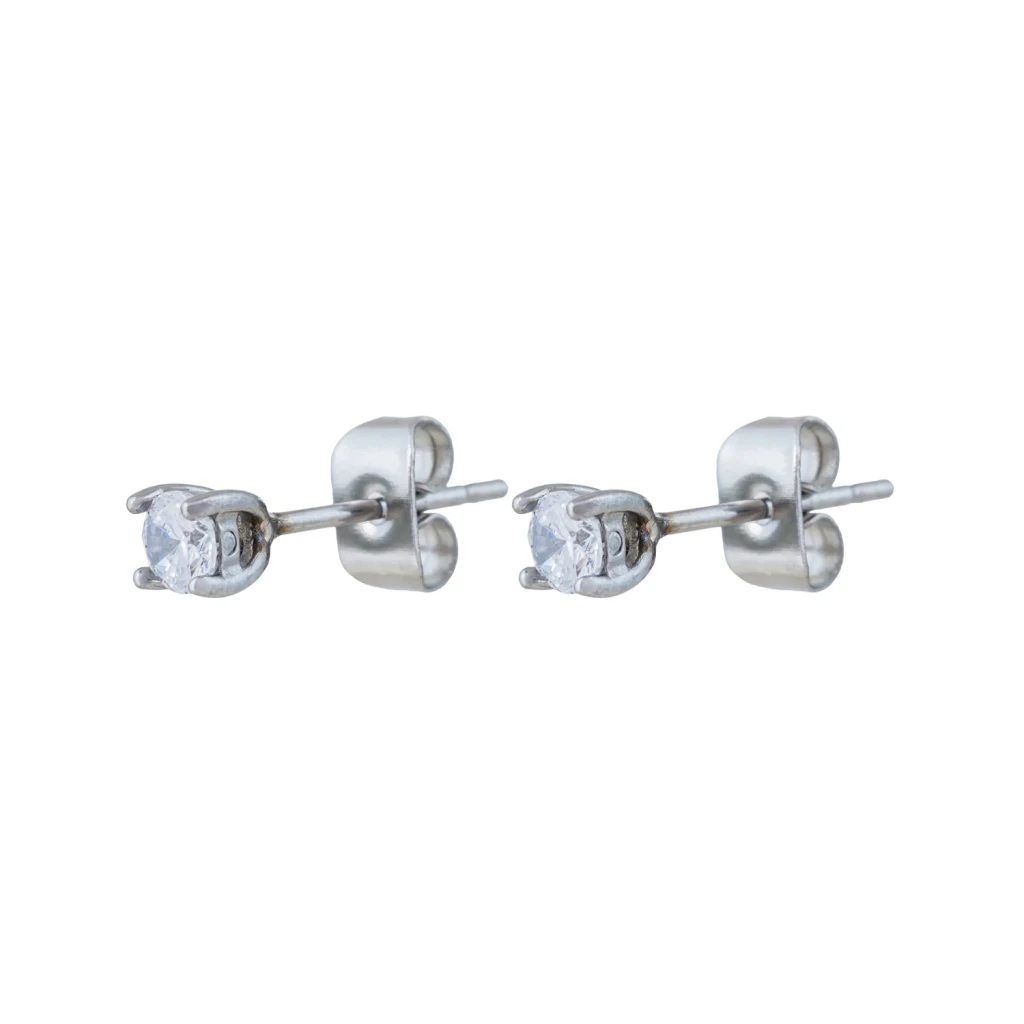 Пусеты WHITE Fiore Luna AE03187-4A BW/S