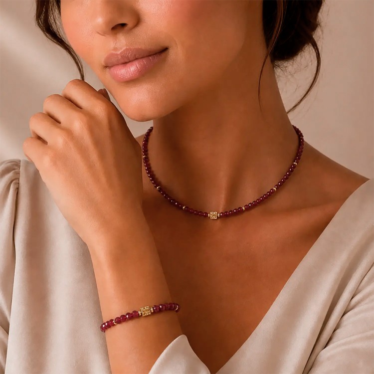 Колье Coeur de Lion Red-Gold 3049/10-0316