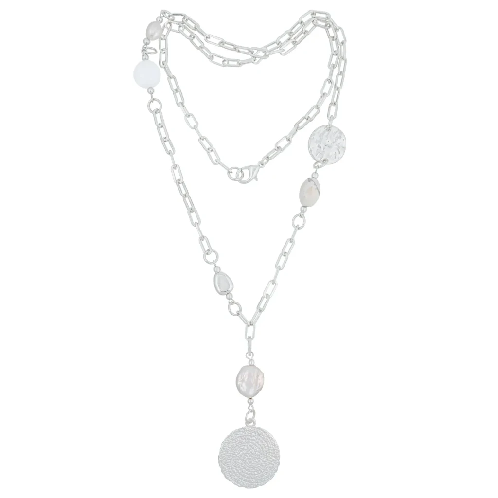 Колье Fiore Luna Perle LN5108 BW/S