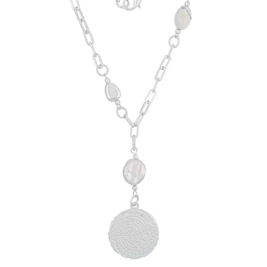 Колье Fiore Luna Perle LN5108 BW/S