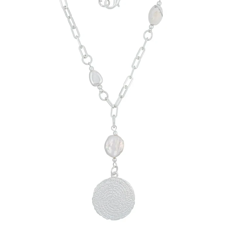 Колье Fiore Luna Perle LN5108 BW/S