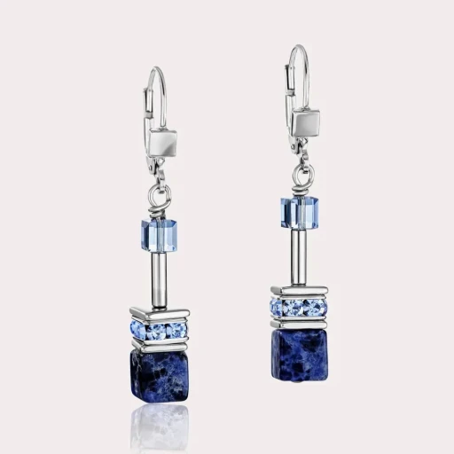 Серьги Coeur de Lion Blue 4017/20-0700