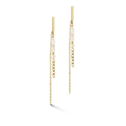 Серьги Coeur de Lion White-Gold 6005/21-1416