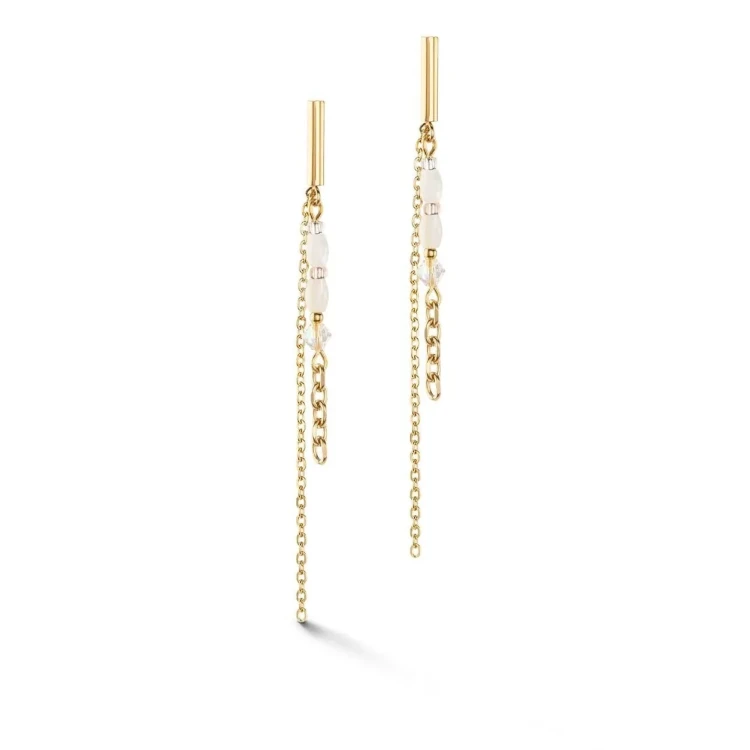 Серьги Coeur de Lion White-Gold 6005/21-1416