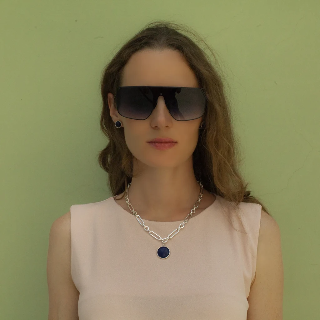 Колье Fiore Luna NATURAL LAPIS LN5151 BL/S