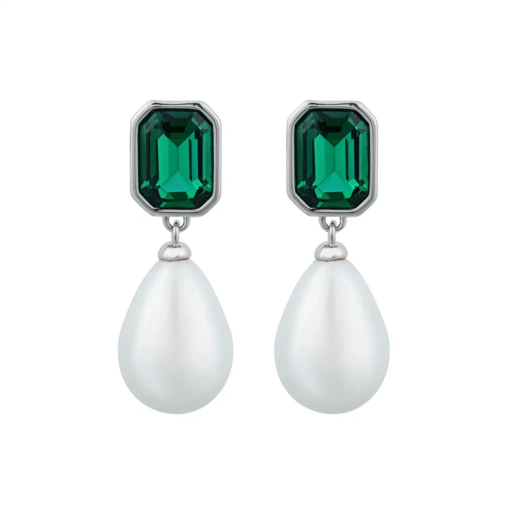 Серьги Fiore Luna EMERALD ACE22420-07