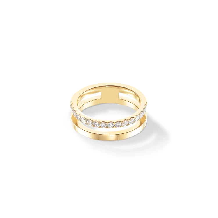 Кольцо Coeur de Lion Crystal-Gold 0136/40-1816 54
