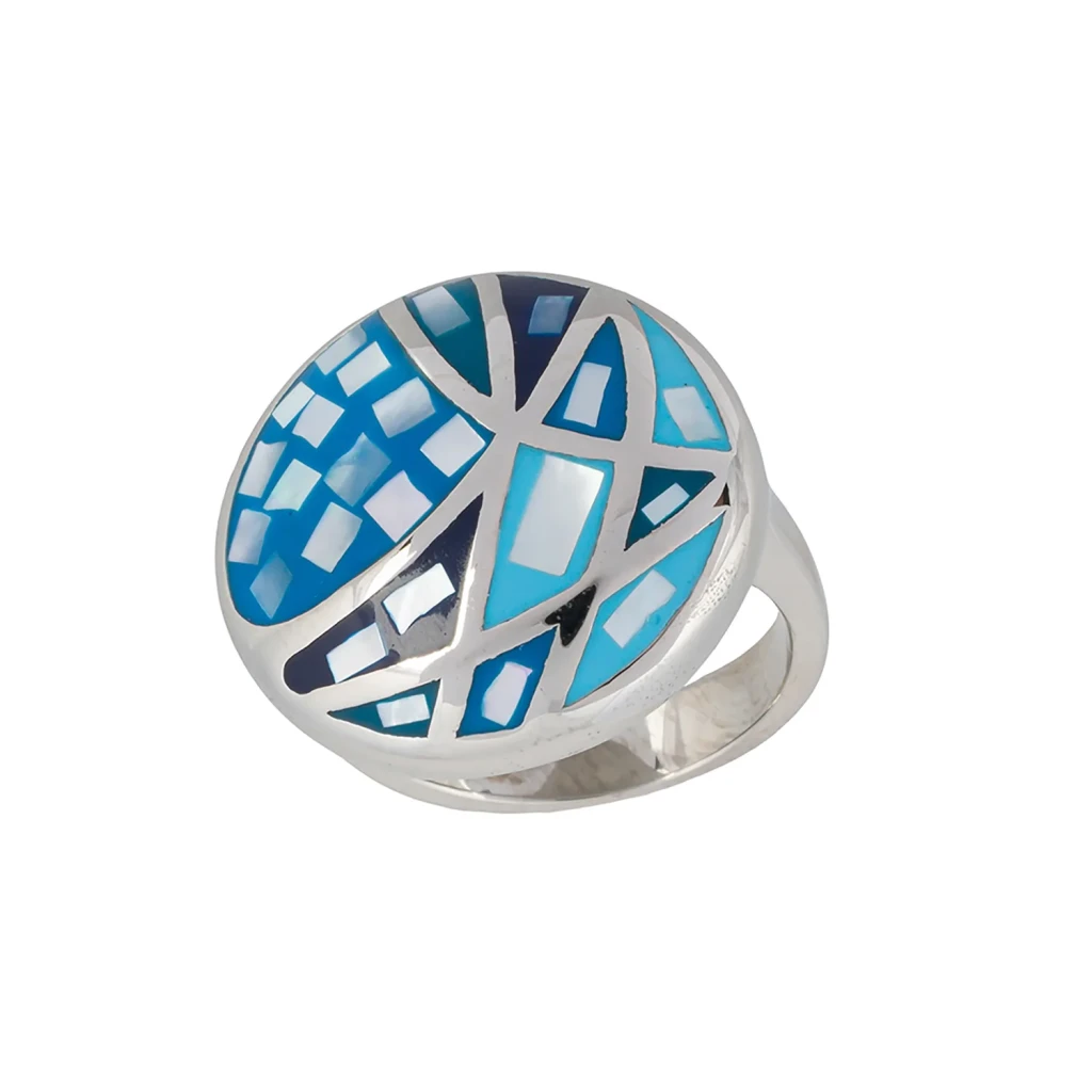 Кольцо Fiore Luna KR01156-7/8 BL/S