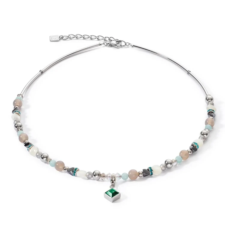 Колье Coeur de Lion Dark Green 4544/10-0521