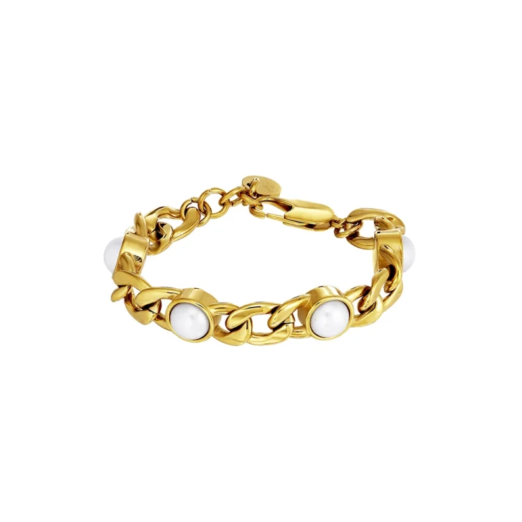 Браслет Dyrberg Kern ARIANE SG WHITE PEARL 470157