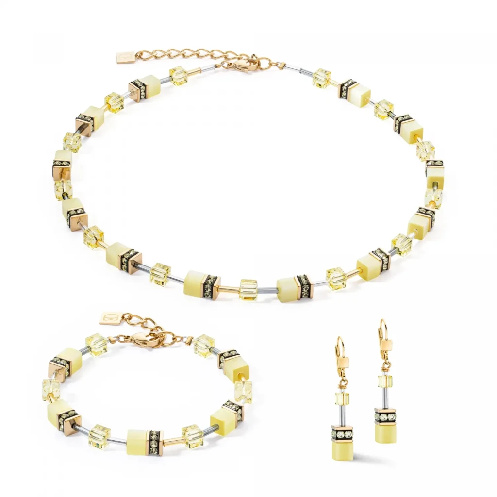 Серьги Coeur de Lion Light yellow 4020/20-0120