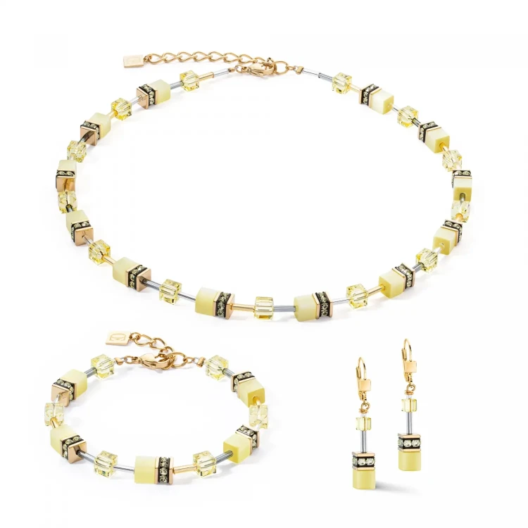 Серьги Coeur de Lion Light yellow 4020/20-0120