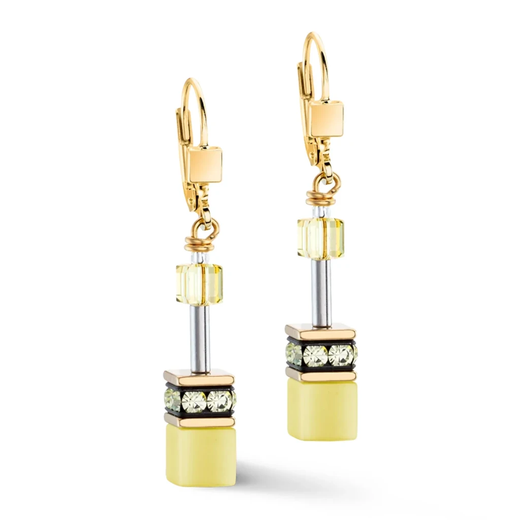 Серьги Coeur de Lion Light yellow 4020/20-0120