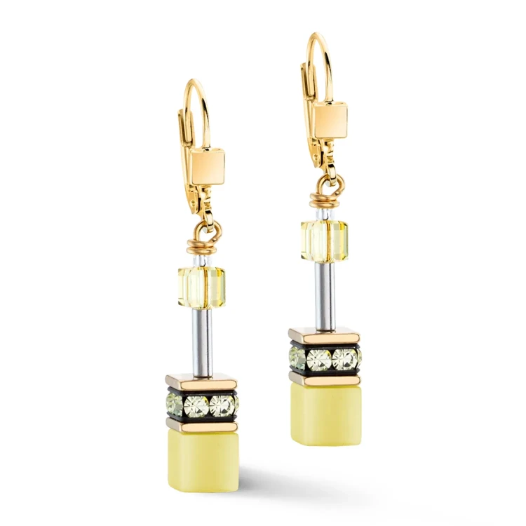 Серьги Coeur de Lion Light yellow 4020/20-0120