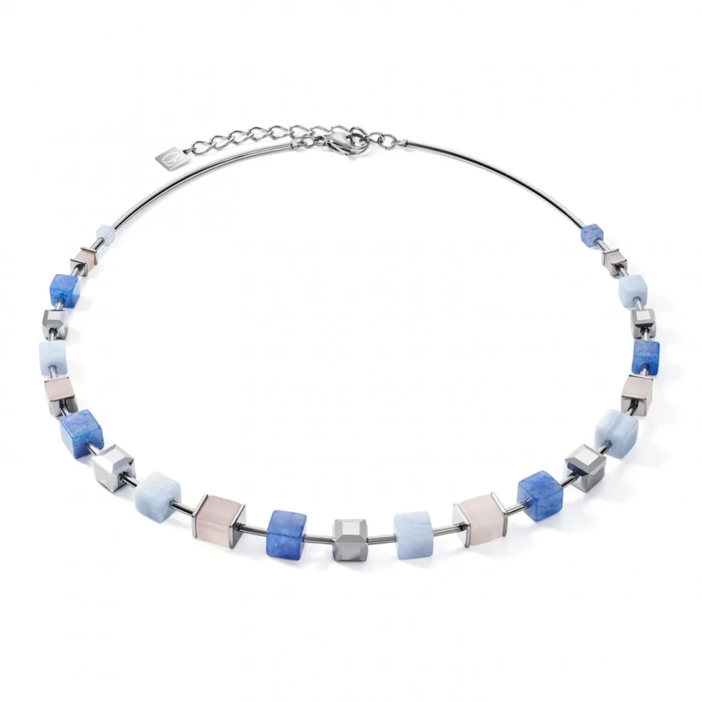 Колье Coeur de Lion Blue-Beige 5059/10-0710