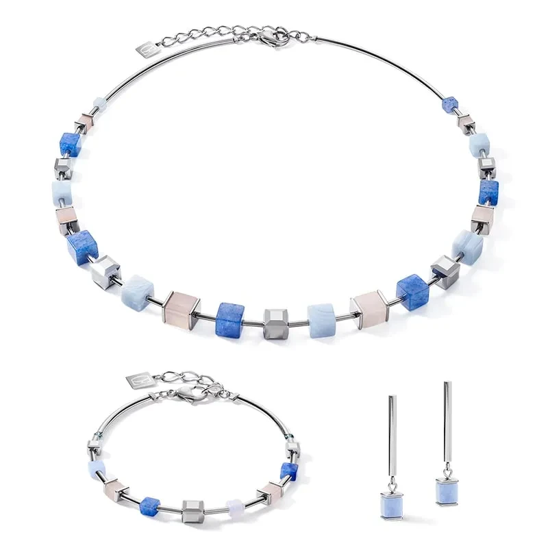 Колье Coeur de Lion Blue-Beige 5059/10-0710