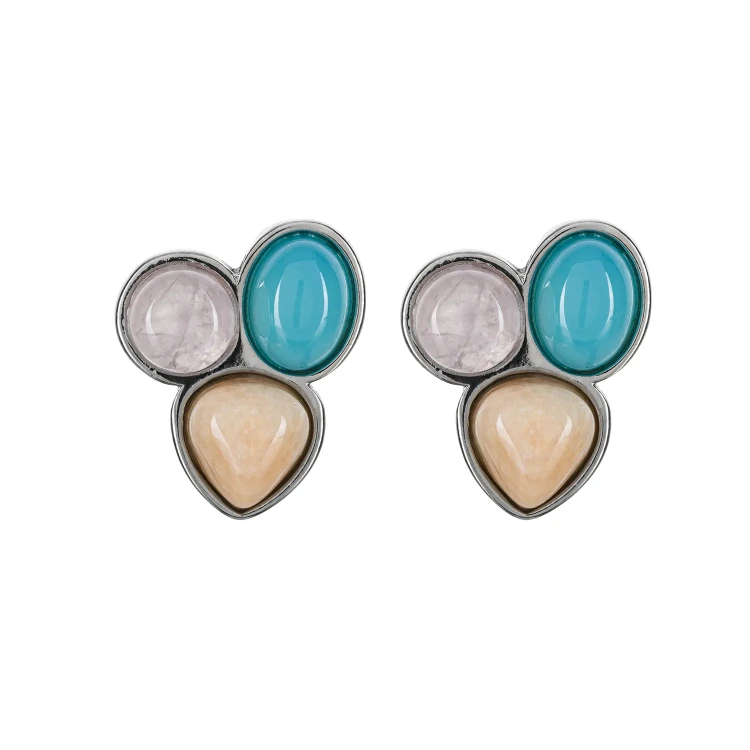 Серьги Possebon Azul, Q.Roze, Bege A0292.20.7.13 S