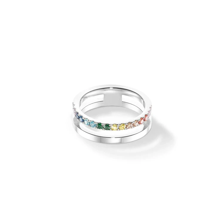 Кольцо Coeur de Lion Multicolour Silver 0136/40-1517 60