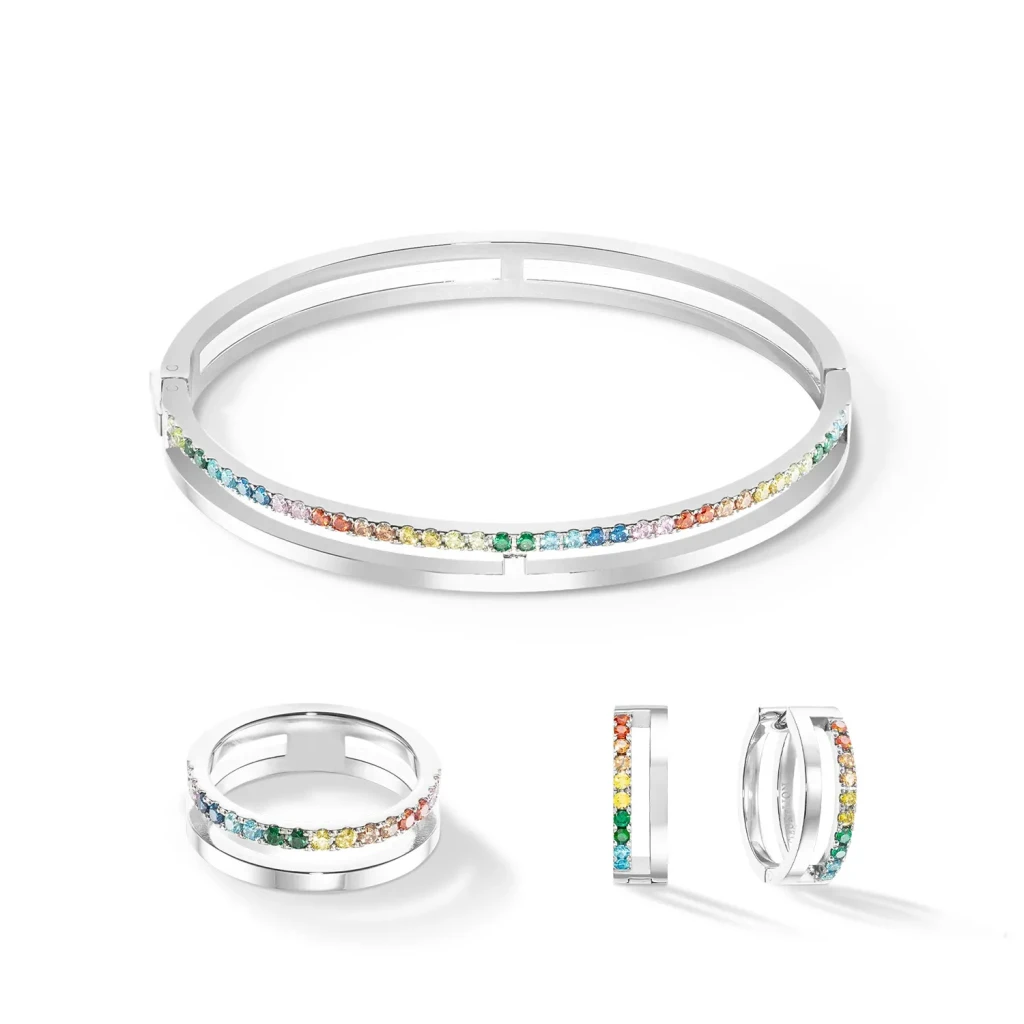 Кольцо Coeur de Lion Multicolour Silver 0136/40-1517 60