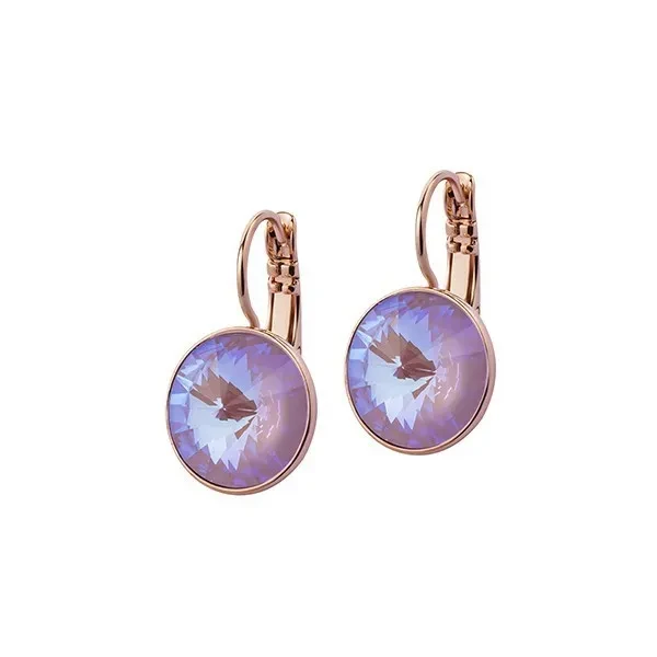 Серьги Fiore Luna Lavender Delite A1903.10 V/RG