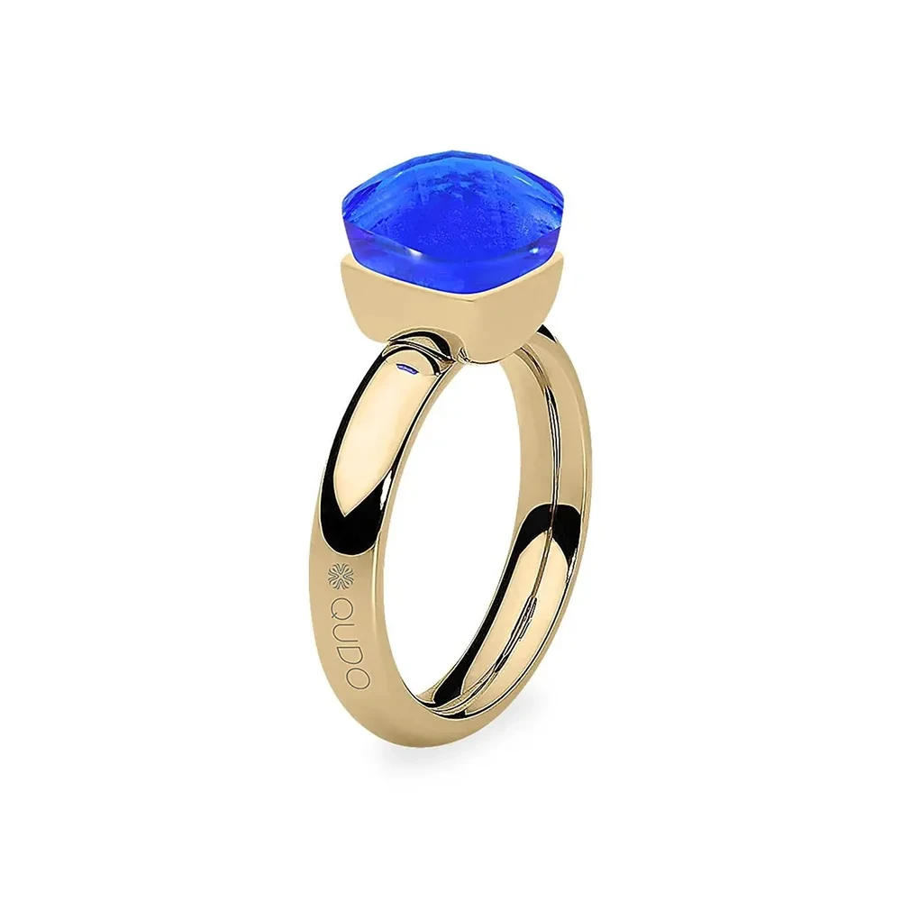Кольцо Qudo FIRENZE 18 (G) Lapis 107001/40-4723 18