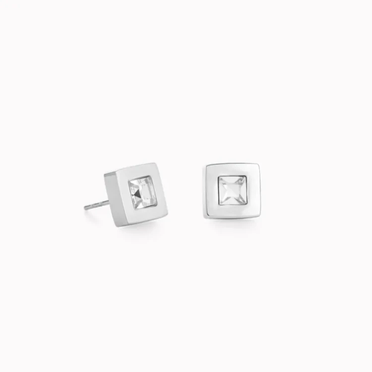 Coeur de Lion Пусеты Crystal-Silver 0140/21-1817