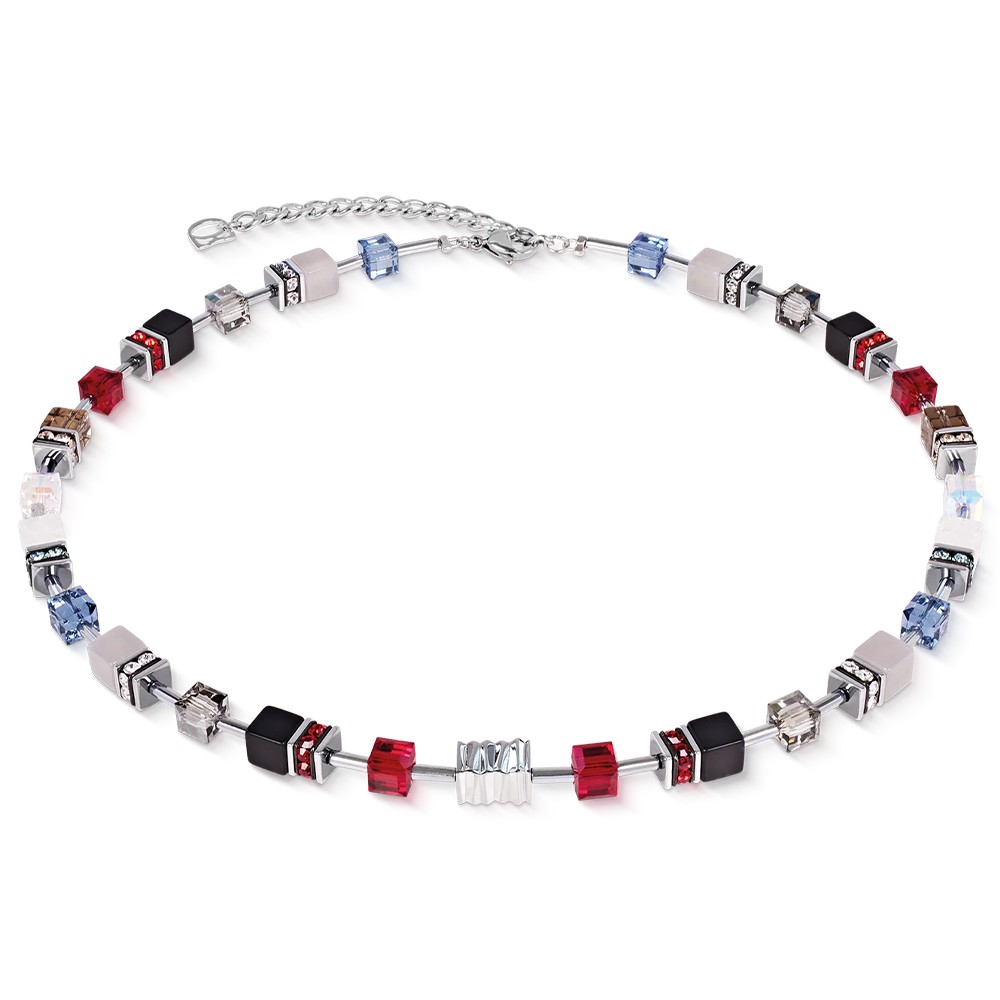 Колье Coeur de Lion Grey-Red 3025/10-1203