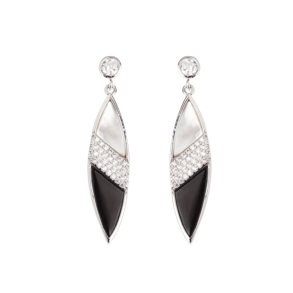 *Серьги Fiore Luna *AP3726.1 BW