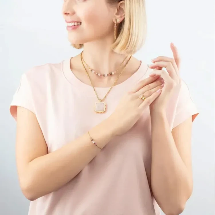 Серьги Coeur de Lion Rose-Gold 1200/21-1916