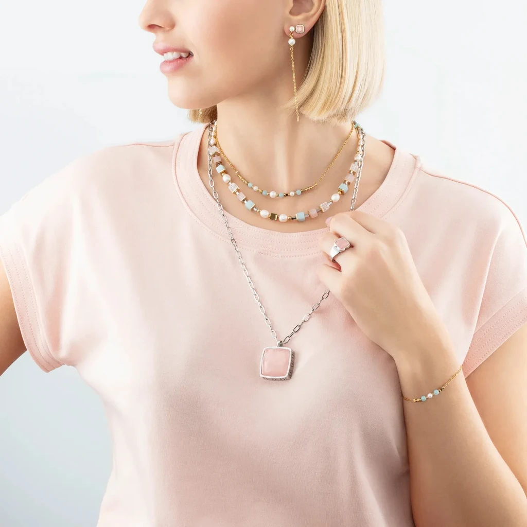 Кольцо Coeur de Lion Rose-Silver 1200/40-1917 52