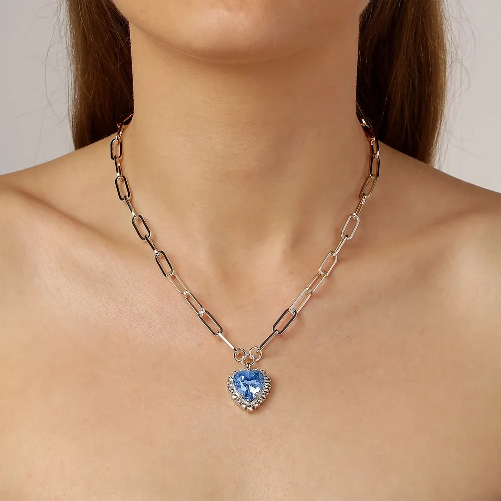 Колье Dyrberg Kern SIMONA SS LIGHT BLUE 420057 BL/S