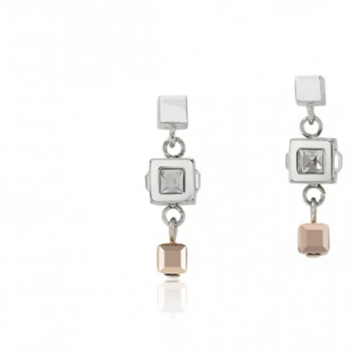 Серьги Coeur de Lion Silver-Rosegold 5037/21-1723