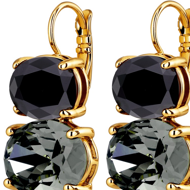 Серьги Dyrberg Kern GLOBULE SG BLACK / GREY MIX 490004
