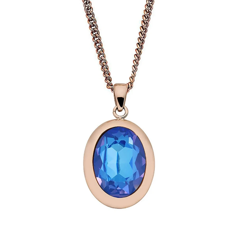 Колье Qudo Tivola Royal Blue Delite 404685 BW/RG