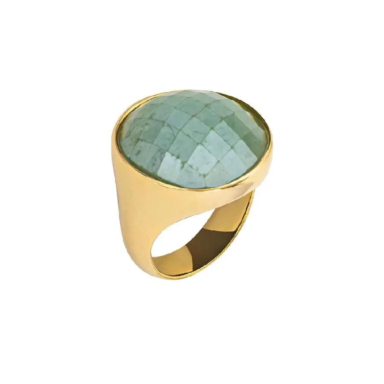Кольцо Possebon pearl green quartz 18 мм K1155.16/18.0 G/G