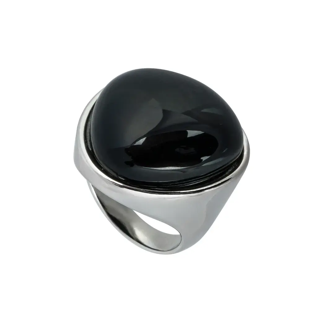 Кольцо Possebon Agata Preto K0916.4 22 S