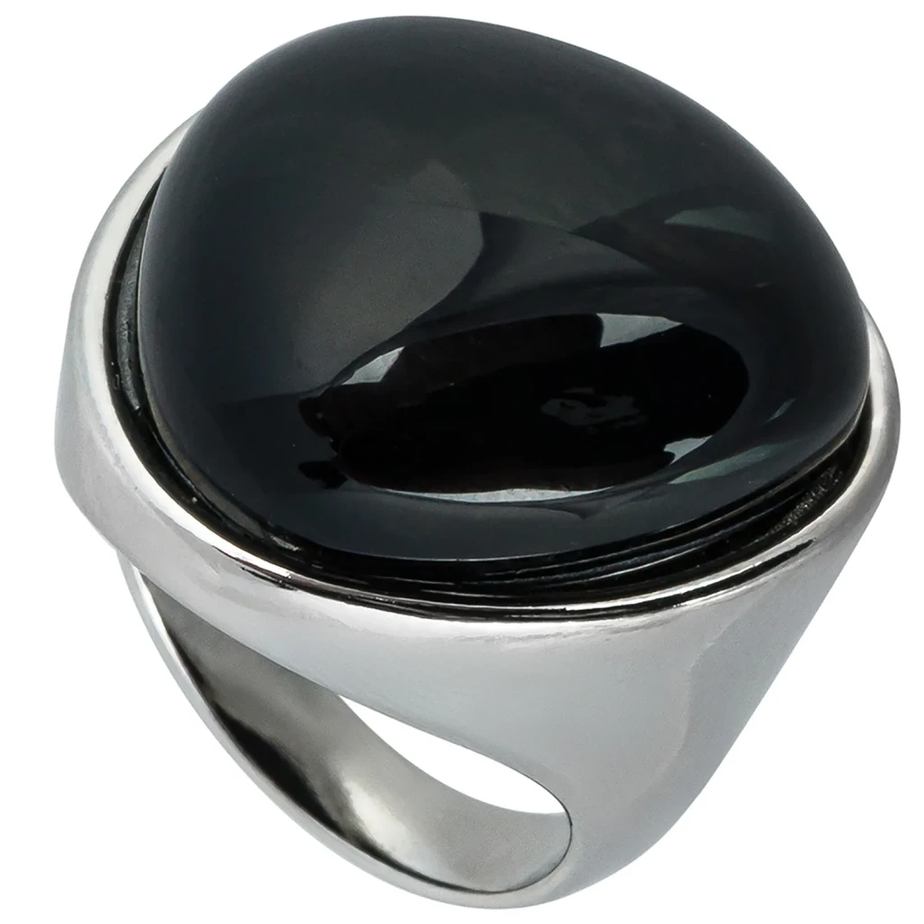 Кольцо Possebon Agata Preto K0916.4 22 S