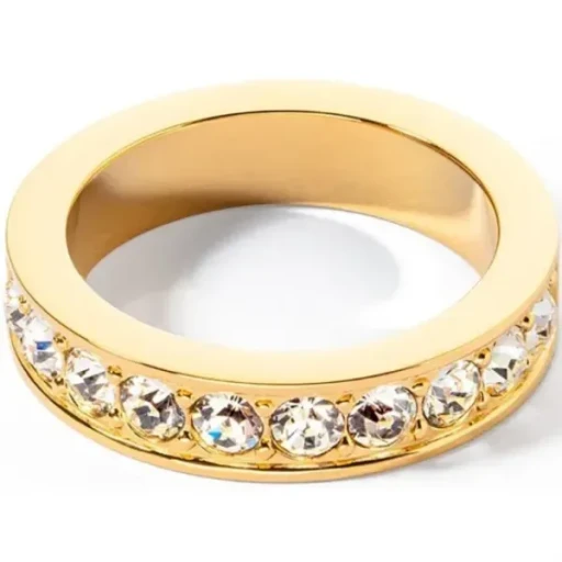 Кольцо Coeur de Lion Crystal-Gold 16.5 мм 0131/40-1816 52