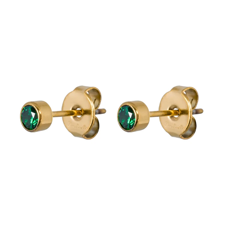 Пусеты Cubic zirconia Green Fiore Luna SWE0128 G G
