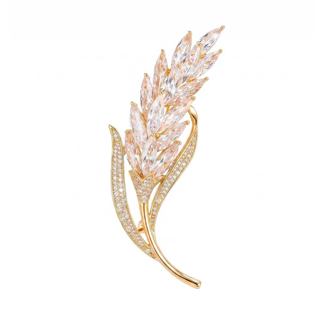 Брошь Ветвь Fiore Luna FBB02271-01 G